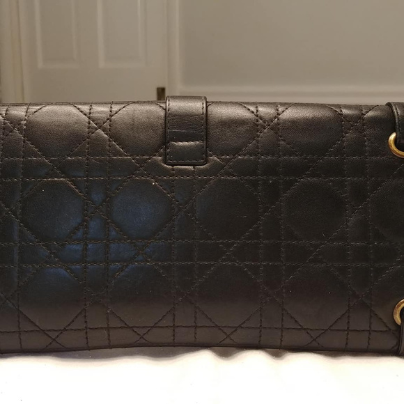 Christian Dior Clutch Black Cannage stitch leather - Picture 6 of 7